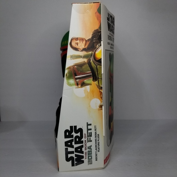 Star Wars Rocket Launching Boba Fett Feature Plush, 12” Tall Figure - Picture 5 of 7